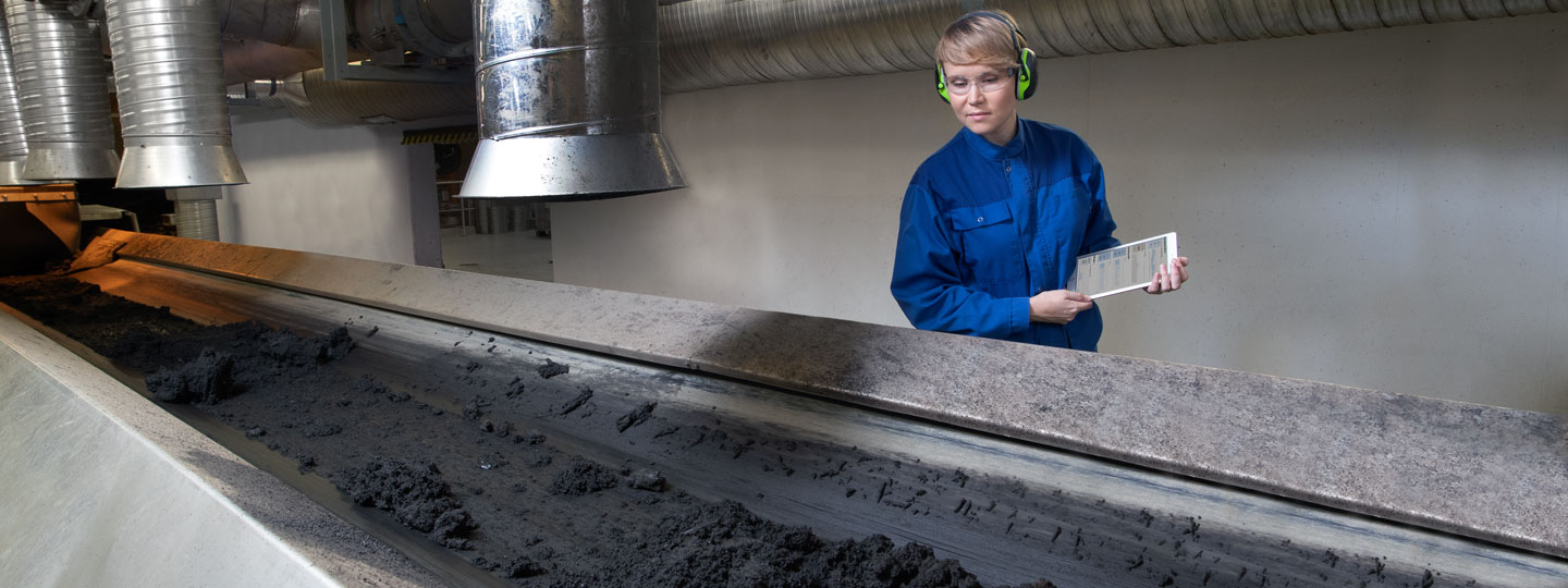 Sludge dewatering.